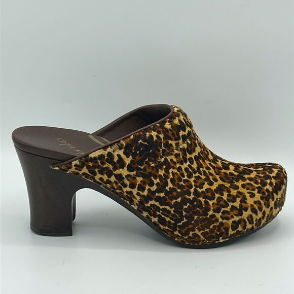 Dansko Shoes - Dansko Heeled Clogs Size 10 (37) Rae Leopard Print Pony Hair Shoes